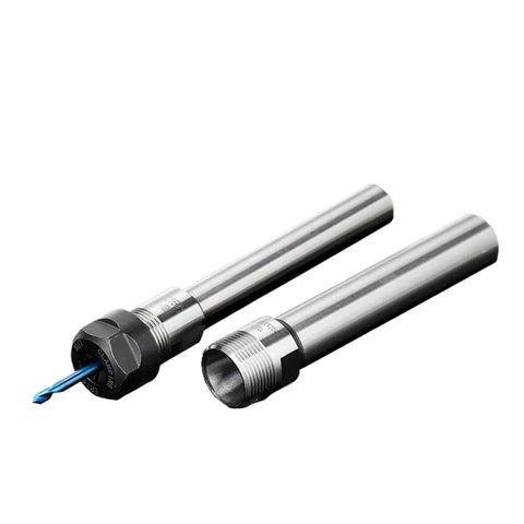 Rock Solid ER Collet Set For CNC Milling And Lathe Machining Quick Change Sleeve with threading and precision fit for cutting.