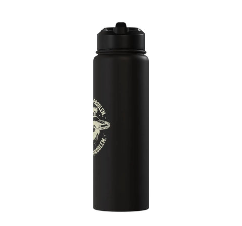 Storage Woes Take A Backseat No Cap With This Dual Wall Stainless Steel Insulated Water Bottle That Keeps Drinks Hot Or Cold Dishwasher Safe BPA Free Leak Proof Flip Lid With Straw Black