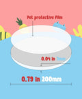 Diagram of Two Pack Double Sided Painter Tape 2 Inch By 120 Yards Residue Free Blue Masking Tape with dimensions labeled