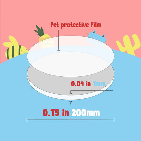 Diagram of Two Pack Double Sided Painter Tape 2 Inch By 120 Yards Residue Free Blue Masking Tape with dimensions labeled