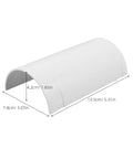 75Mm Leak Repair Patch Kit for PVC Drain Pipes With Open Union Connector For Quick Water Pipe Fixes And Emergency Maintenance DIY Friendly Hassle Free Easy Leak Seal No Tape Required, dimensions shown
