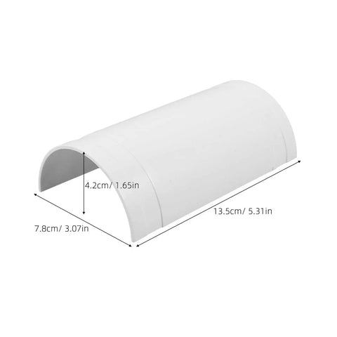 75Mm Leak Repair Patch Kit for PVC Drain Pipes With Open Union Connector For Quick Water Pipe Fixes And Emergency Maintenance DIY Friendly Hassle Free Easy Leak Seal No Tape Required, dimensions shown