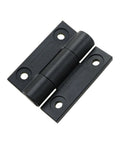 Flat Opening Torque Hinge Plastic Gate Hinge With Adjustable Torque, Black Finish, ideal for residential and commercial gates.
