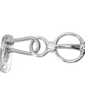Stainless Steel Horse Tie Ring With Safety Release Mechanism For Training Half Round Ring With Eye Bolts For Pulling Back