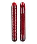 Replacement Plastic Handles For 8 To 9 Inch Pliers, Slip Resistant Ergonomic Grip, Made In USA, top and side view, red color