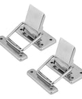 Premium Stainless Steel Spring Latch Toggle Hasp Two Pack Rust Proof Cabinet Locker Door Securing Hardware Durable Heavy Duty Home Security Solution You Gotta Try two stainless steel spring latch hasps