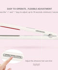 Close-up of Ultrasonic Infrared Hair Straightener with LCD Display And 360 Degree Swivel Cord for easy operation