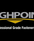 Highpoint Professional Grade Fasteners logo on a black background, representing quality hardware for construction.