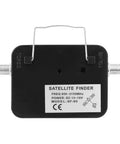 Back view of Pocket Sized Analog Satellite And Dish Finder With Tone For C Band Ku Band Digital TV Tuning High Sensitivity