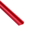 Red Aluminum Miter Track 400mm T Slot Guide Rail For Table Saws Milling Machines Band Saws Pro Grade Precision Fit Easy Install Ergonomic Design Chute Slide