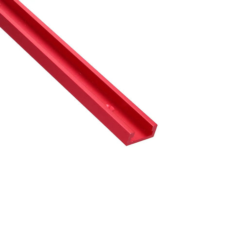Red Aluminum Miter Track 400mm T Slot Guide Rail For Table Saws Milling Machines Band Saws Pro Grade Precision Fit Easy Install Ergonomic Design Chute Slide