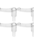 4 Piece Plastic Candy Machine Gear Assembly With Wear Resistant Lever, Universal Gumball And Candy Dispenser Parts Replacement, Fits Most Machines, No Fuss Install, Durable Turntable Gear, clear plastic, 60 x 50 x 18 mm