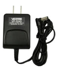 VIP 24VDC Filtered Receptacle Mounted Power Supply With 30 mA Digital Output Black Finish, front view with cord