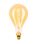 Dimmable LED Oversized Edison Bulbs With Amber Glass Finish, Warm White 2000K, E26 Base, 6.5W 400LM Vintage Decorative Lighting