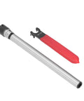 Get This Heavy Duty 40Cr CNC Milling Collet Chuck Holder With Super Stable Vibration Dampening For Precision Machining Tasks That Need Serious Grit And A Crisp 1-7 mm Clamping Range To Rock Any Machine Shop with red wrench.