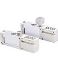 Heavy-Duty Multi-Stage Vacuum Generator ZL3H06-K15LZ-GN for High-Flow Energy-Saving Negative Pressure Systems, two side-by-side units