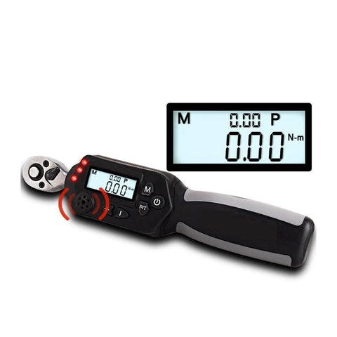 Heavy Duty Digital Torque Wrench With Backlit Display And Buzzer Alarm High Accuracy Electric Ratchet Detection Tool For Precise Screw Driving And Mechanical Projects