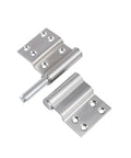 Beefy Stainless Flag Type Hinge With Double Curved Folding Detachable Fireproof Anti Theft Door Hardware For Industrial Use Heavy Duty Steel