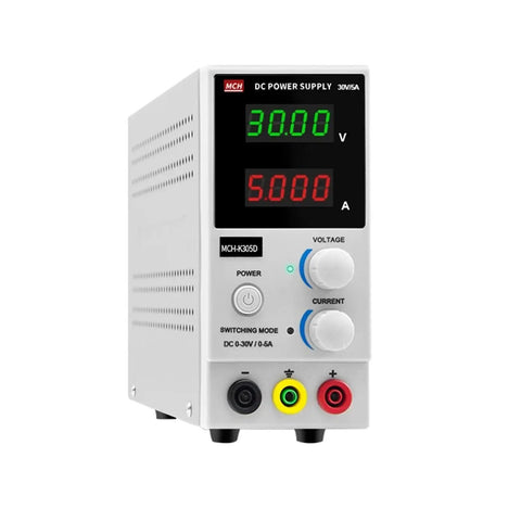 Mini Switching Power Supply, Ultra Compact Internal Power Converter With 10A USB Output, Model MCH-K3010DU, Reliable DIY Electronics Power Module For Custom Projects, Plug And Play, Easy Install, Efficient Power Delivery; front view