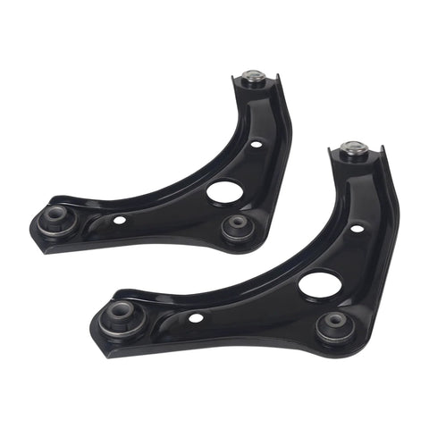 2 Piece Front Left And Right Lower Control Arm With Ball Joint Assembly For Nissan Versa 2012 To 2019 Versa Note 2014 To 2019 And Micra 2015 To 2019 OE Quality Corrosion Resistant Coating Pre Greased Joints Ready To Install