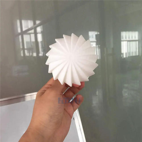 Ultra Tiny Wind Turbine Generator For Kid Friendly Classroom STEM Projects With LED Indicator Hands On Wind Power Demo Mini DIY Model For Science Class Durable Plastic Build, white fan blades in hand