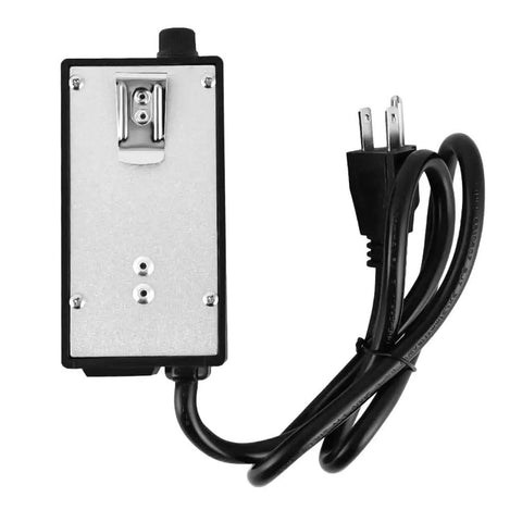 Heavy Duty Router Speed Controller With Sturdy Metal Rear Housing Adjusts Rpm Without Dropping Torque Electronic Feedback visible from top view.