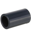 Two And A Half Inch Schedule 80 PVC pipe coupling fitting SOC to SOC slip socket connector indoor outdoor home plumbing use.