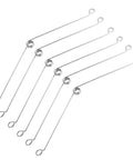 Six Pack Recessed Light Clips Stainless Steel Torsion Springs For Ceiling Trims Bathroom Vent Fan Covers And Exhaust Fans Repair Kit Durable Spare Parts For Recessed Lighting Fixtures, 6-pack stainless steel clips