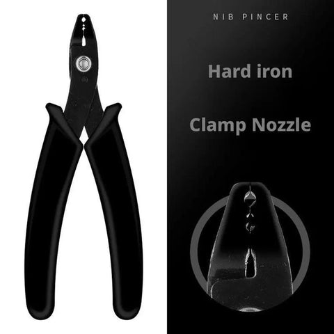 Nib Tipping Pliers For Fountain Pens, Replacement Adjustment Tool With Soft Tip Protector, front view