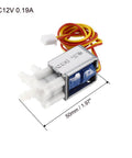 Compact Mini Solenoid Valve, 2 Position 3 Way Normally Open, DC12V 0.19A, 4mm Outer Port and 2mm Inner Port, electronics project view