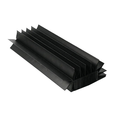Beefed Up Flexible Dust Guard Cover For CNC Milling Machine Accordion Bellows Shield 1500mm Long 130 To 300mm Wide Made From Tri Proof Cloth