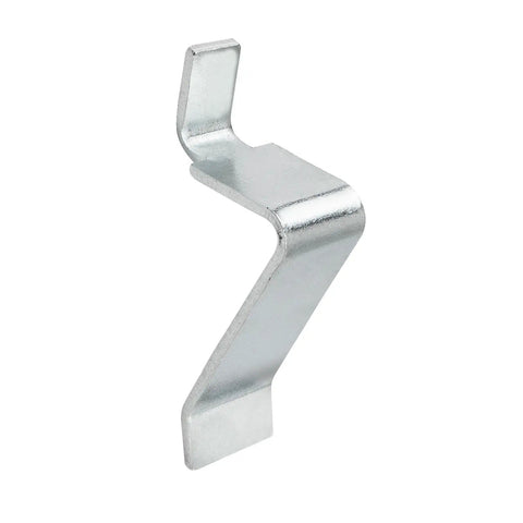 Rock Solid Steel Shelf Support Clips That Hold Up Like A Champ 16 Piece Set, silver steel clip for heavy duty storage.