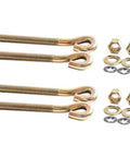 Two Eye Bolt Kit Set For Industrial Machinery Replacement 1304776 Beefy Heavy Duty Attachments with washers and nuts 2 Pack