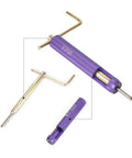 50Pcs Stainless Steel Thread Repair Kit With Helicoil Style Inserts for aluminum, includes tools, M5 x 2D size.
