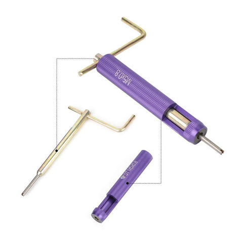 50Pcs Stainless Steel Thread Repair Kit With Helicoil Style Inserts for aluminum, includes tools, M5 x 2D size.