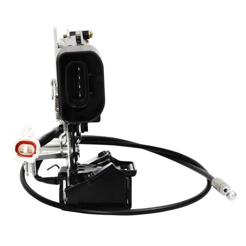 Side view of Drop In Rear Hatch Trunk Lock Latch Liftgate Actuator With Motor And Cable Assembly For 2001 To 2007 Toyota Sequoia