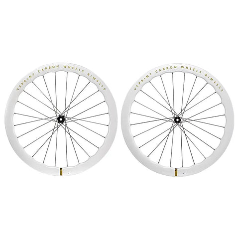 Ultra Lightweight Carbon Fiber Road Bike Wheelset With Aero Wave 45/50mm And 60/65mm Depths 700c Center Lock Disc Black