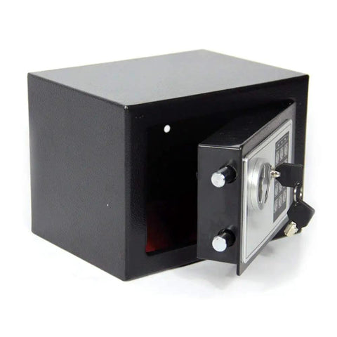 Open 4.6L Digital Steel Safe With Electronic Lock For Home Or Office, Money Cash Security Box, 3-8 Digit Access Code