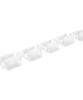 Five Pack Water Supply Spray Guide Replacement Fits Various Commercial Ice Maker Models Like Km 1200 And Km 1300 Series Keeps Things Running Smooth Without Any Hassle With Durable Build For Long Lasting Use, five white plastic spray guides