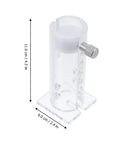 Top Shelf Transparent Acrylic Mouse Restrainer And Solid Lab Animal Holding Tube For 35 To 45 Gram Mice, clear design for easy viewing.