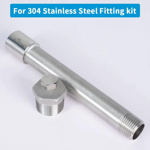 304 Stainless Steel Three Quarter Inch Female to Three Quarter Inch Female Pipe Coupler Fitting