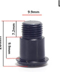 Rear Derailleur Mounting Screws For Tx35 And Tz50, Durable steel bike derailleur fixing bolts image with dimensions labeled