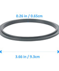Replacement Gasket Seal Ring For High Power Blender 600W 900W Series 10 Pack Food Grade Silicone With Lip Leak Proof Durable Dishwasher Safe Keeps Blades Running Smooth And Quiet Easy Fit, 3.66 in