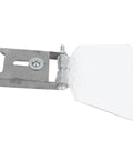 Heavy Duty Bench Grinder Eyeshield Set Crafted From Rust Proof Stainless Steel Bracket with clear shield for spark protection.