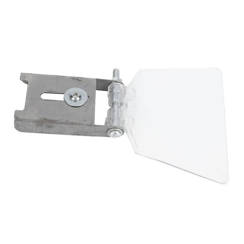 Heavy Duty Bench Grinder Eyeshield Set Crafted From Rust Proof Stainless Steel Bracket with clear shield for spark protection.