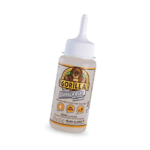 Clear Glue 3.75 Oz Bottle Non Foaming Formula For Glass And Plastic Repairs Water Resistant Adhesive With No Bubbles Or Residue