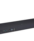 Built Tough 6 Port Network Firewall Mini Pc With Intel Celeron Cpu And 4Gb Ddr4 Ram 128Gb Msata Ssd Aluminum Enclosure rear view