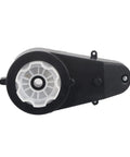 24V Electric Ride On Car Gearbox With 18000RPM 555 Motor Metal Gear Set For Kids Cars, black ABS casing