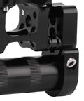 Close-up of Adjustable Double Stem for Bikes CNC Aluminum Alloy Shockproof And Lightweight Multi Angle 53 To 71mm Range Anti Loosen Design