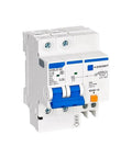 Pro Grade Two Pole Ground Fault Circuit Breaker With 16 Amp 75 Milliamp Residual Current Protection 10 Kiloamp Breaking Capacity for heavy duty use.